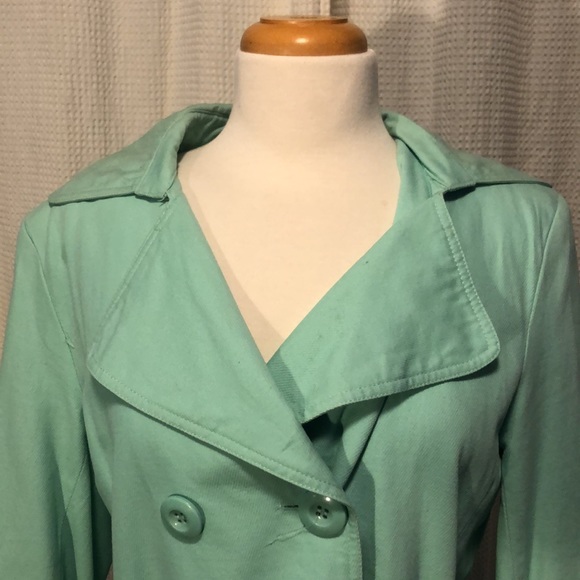 Mint Springtime Trench - Picture 3 of 4